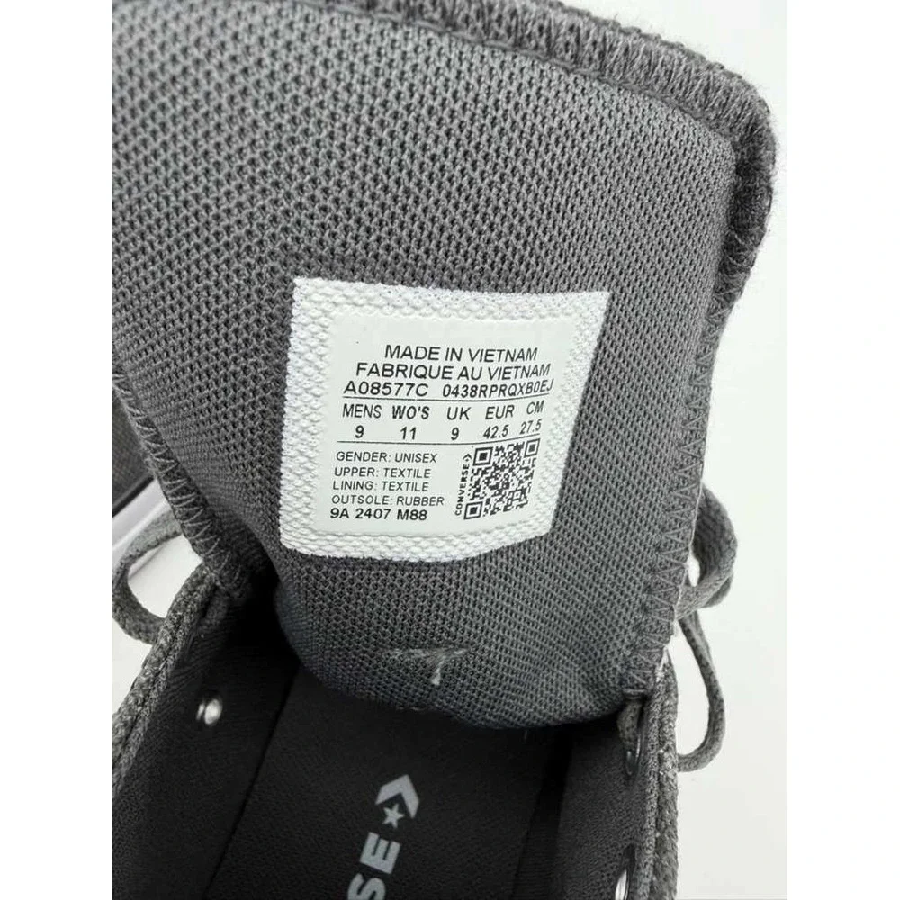 Converse Sneakers - Heather Gray - Men's 9 / Women's 11 NWT - Picture 5 of 8